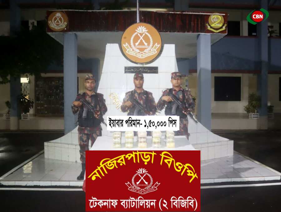 নাফনদীতে চোরাকারবারির ফেলে যাওয়া ব্যাগ থেকে দেড় লক্ষ ইয়াবা উদ্ধার